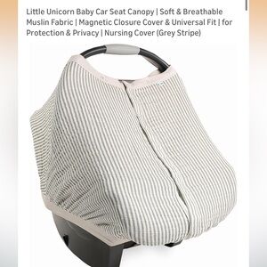 Muslin magnetic car seat cover